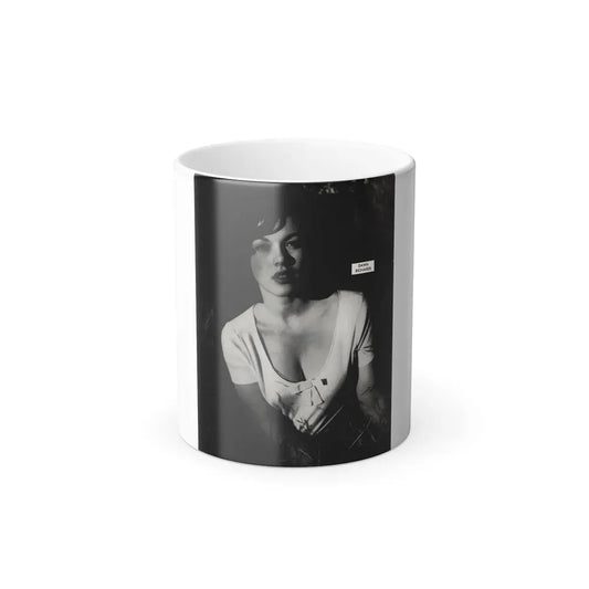 Dawn Richard #79 - Bachelor Pin-Ups Issue #01 Mag. '57 - 1 B&W Photo reverse side of back cover (Vintage Female Icon) Color Changing Coffee Mug 11oz - Go Mug Yourself