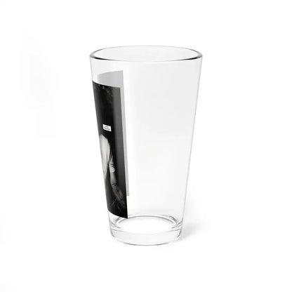 Dawn Richard #79 - Bachelor Pin-Ups Issue #01 Mag. '57 - 1 B&W Photo reverse side of back cover (Vintage Female Icon) Pint Glass 16oz - Go Mug Yourself