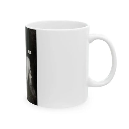 Dawn Richard #79 - Bachelor Pin-Ups Issue #01 Mag. '57 - 1 B&W Photo reverse side of back cover (Vintage Female Icon) White Coffee Mug - Go Mug Yourself