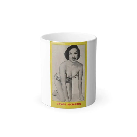 Dawn Richard #80 - Dawn on back of PICTURE SCOPE Digest Mag. May '57 (Vintage Female Icon) Color Changing Mug 11oz 11oz - Go Mug Yourself