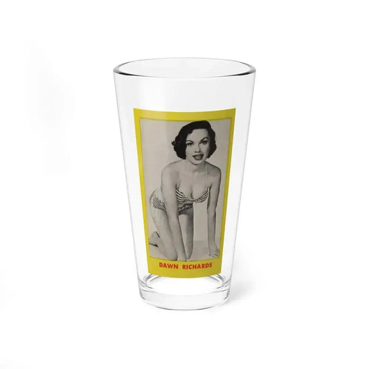 Dawn Richard #80 - Dawn on back of PICTURE SCOPE Digest Mag. May '57 (Vintage Female Icon) Pint Glass 16oz 16oz - Go Mug Yourself