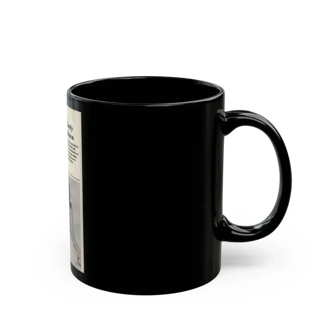 Dawn Richard #82 - [Pages 72] Including Pages 2 of 2 with, 2 B&W Pin-Up Photos plus 3 Caption from PICTURE SCOPE Digest Mag. May '57 (Vintage Female Icon) Black Coffee Mug - Go Mug Yourself