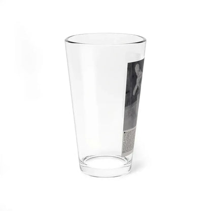 Dawn Richard #83 - Dawn on inside cover here also back with, 5 Page Spread from Mermaid Mag. Vol. 1 No. 3 '58 (Vintage Female Icon) Pint Glass 16oz - Go Mug Yourself