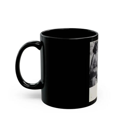 Dawn Richard #86 - [Pages 44] Including Pages 5 of 5 with, 2 B&W Photos & Caption from Mermaid Mag. Vol. 1 No. 3 '58 (Vintage Female Icon) Black Coffee Mug - Go Mug Yourself