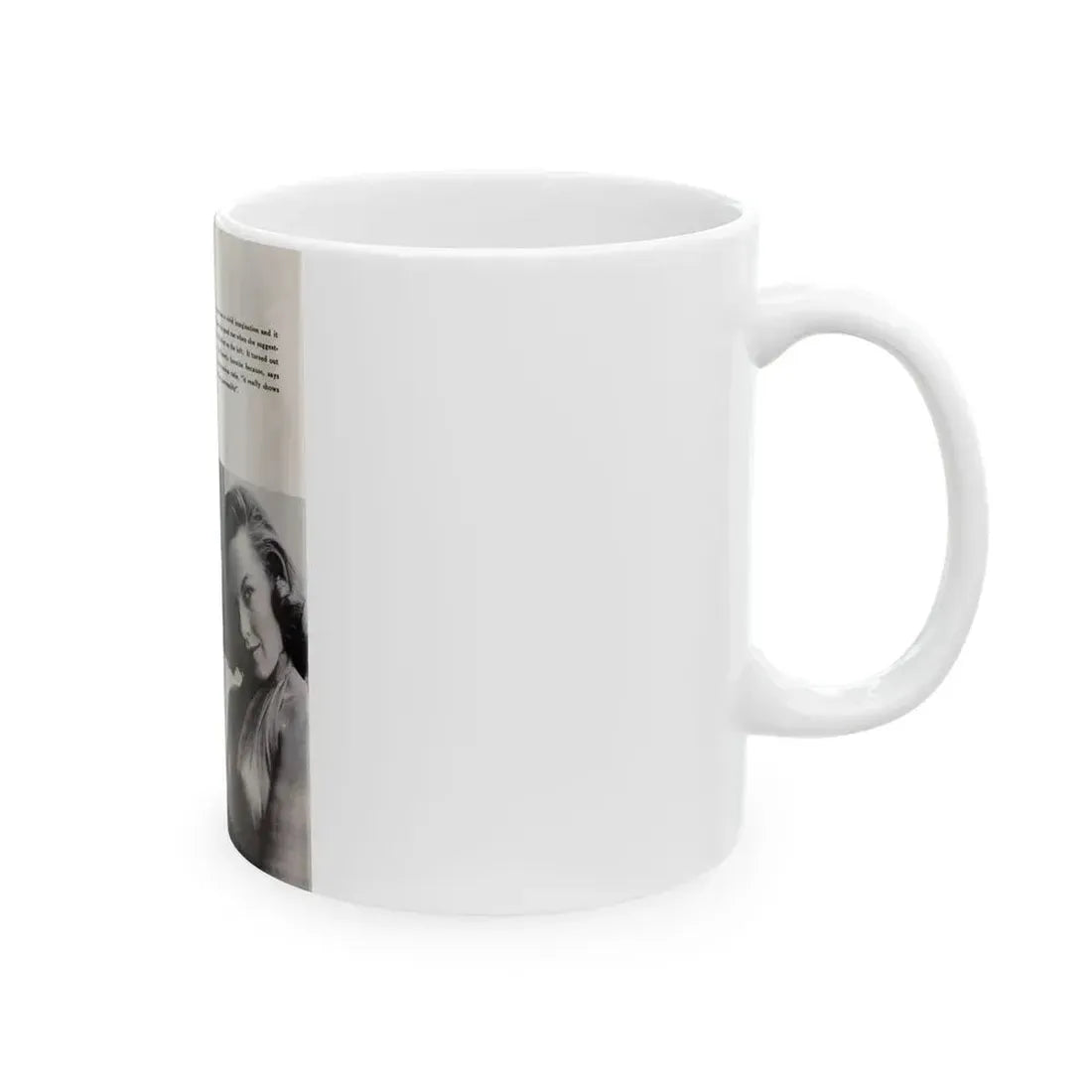 Dawn Richard #86 - [Pages 44] Including Pages 5 of 5 with, 2 B&W Photos & Caption from Mermaid Mag. Vol. 1 No. 3 '58 (Vintage Female Icon) White Coffee Mug - Go Mug Yourself