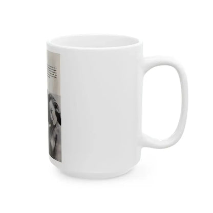 Dawn Richard #86 - [Pages 44] Including Pages 5 of 5 with, 2 B&W Photos & Caption from Mermaid Mag. Vol. 1 No. 3 '58 (Vintage Female Icon) White Coffee Mug - Go Mug Yourself