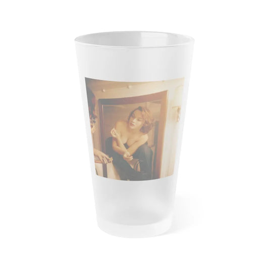 Dawn Richard #90 (Vintage Female Icon) Frosted Pint Glass 16oz-16oz-Frosted-Go Mug Yourself