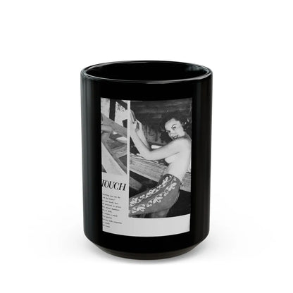 Dawn Richard #96 (Vintage Female Icon) Black Coffee Mug-15oz-Go Mug Yourself