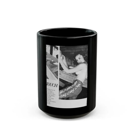 Dawn Richard #96 (Vintage Female Icon) Black Coffee Mug 15oz - Go Mug Yourself