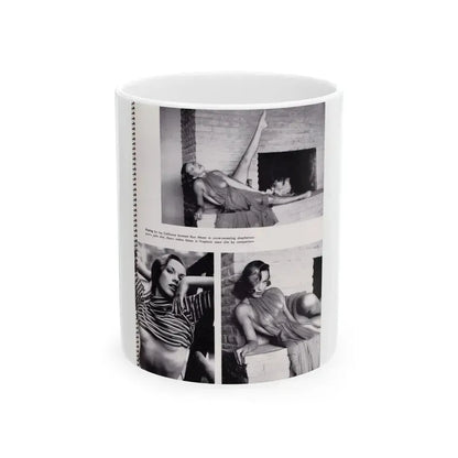 Dawn Richard #98 - Modern Man 1960 Yearbook Queens (Vintage Female Icon) White Coffee Mug 11oz - Go Mug Yourself