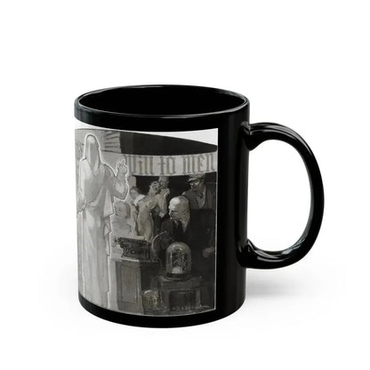 Dawns on Our World at the Crossroads, Cosmopolitan, January 1934 - Black Coffee Mug - Go Mug Yourself