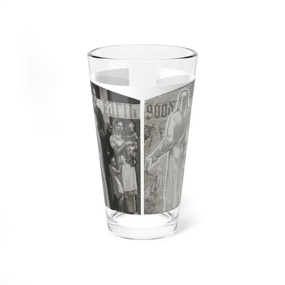 Dawns on Our World at the Crossroads, Cosmopolitan, January 1934 - Pint Glass 16oz-16oz-Go Mug Yourself