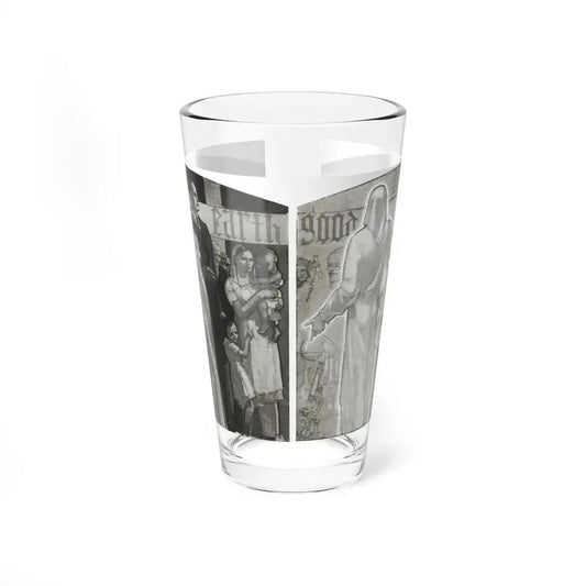 Dawns on Our World at the Crossroads, Cosmopolitan, January 1934 - Pint Glass 16oz 16oz - Go Mug Yourself