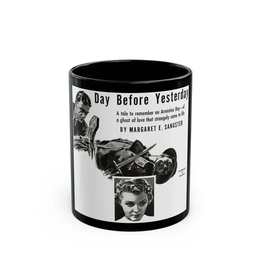 Day Before Yesterday, Liberty magazine, November 12, 1938 - Black Coffee Mug 11oz - Go Mug Yourself
