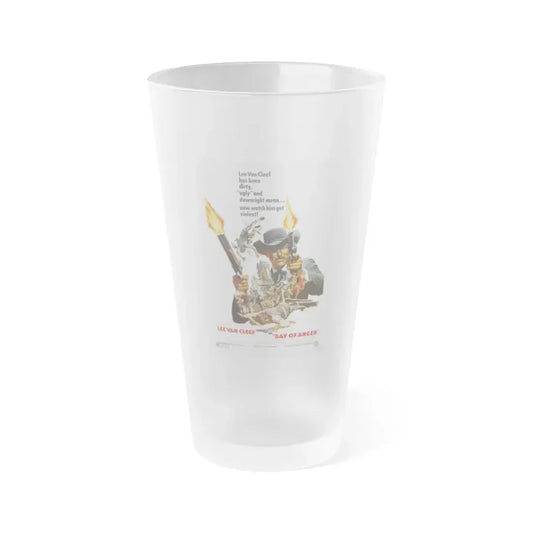 DAY OF ANGER 1967 Movie Poster - Frosted Pint Glass 16oz Default Title - Go Mug Yourself
