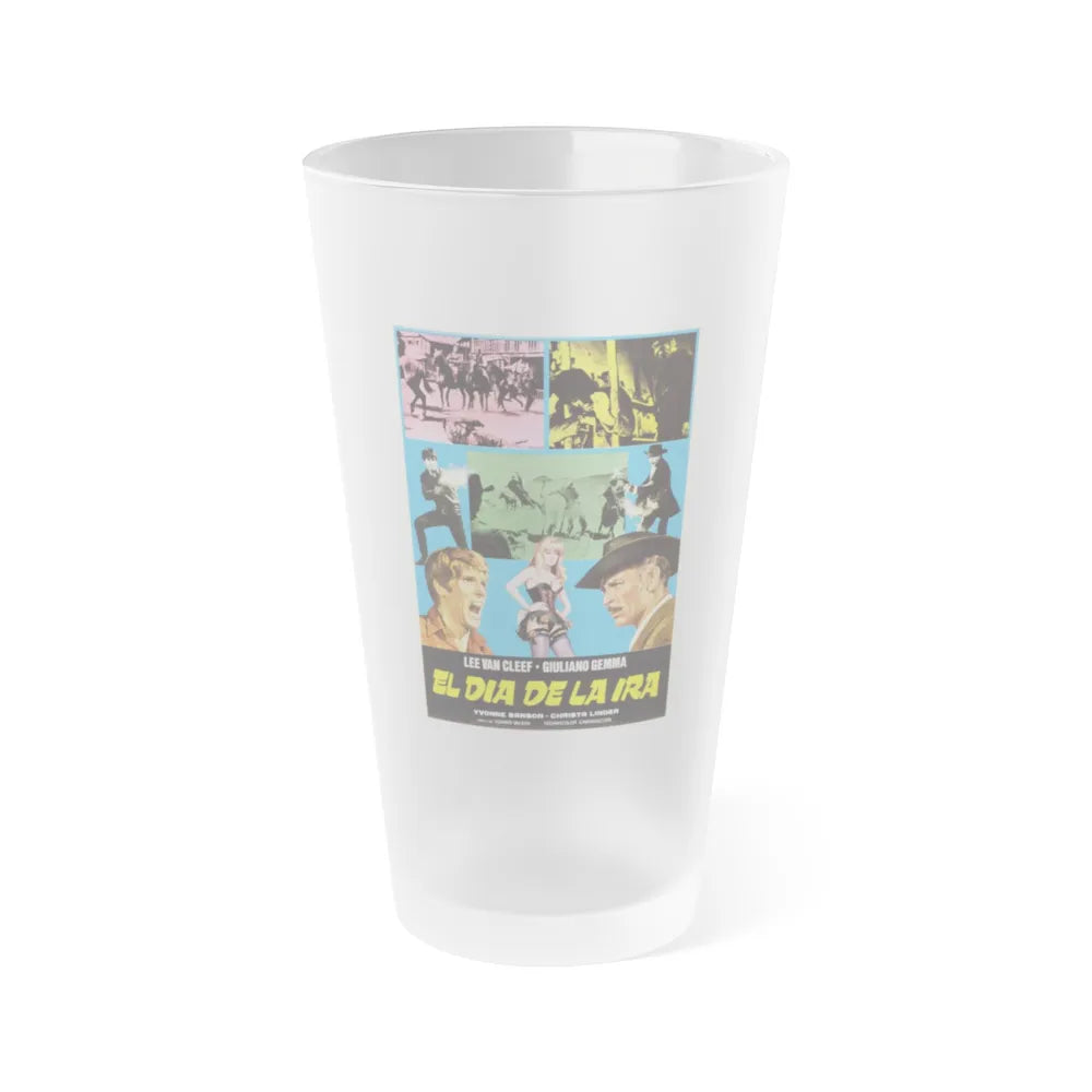 DAY OF ANGER (SPANISH) 1967 Movie Poster - Frosted Pint Glass 16oz-16oz-Frosted-Go Mug Yourself