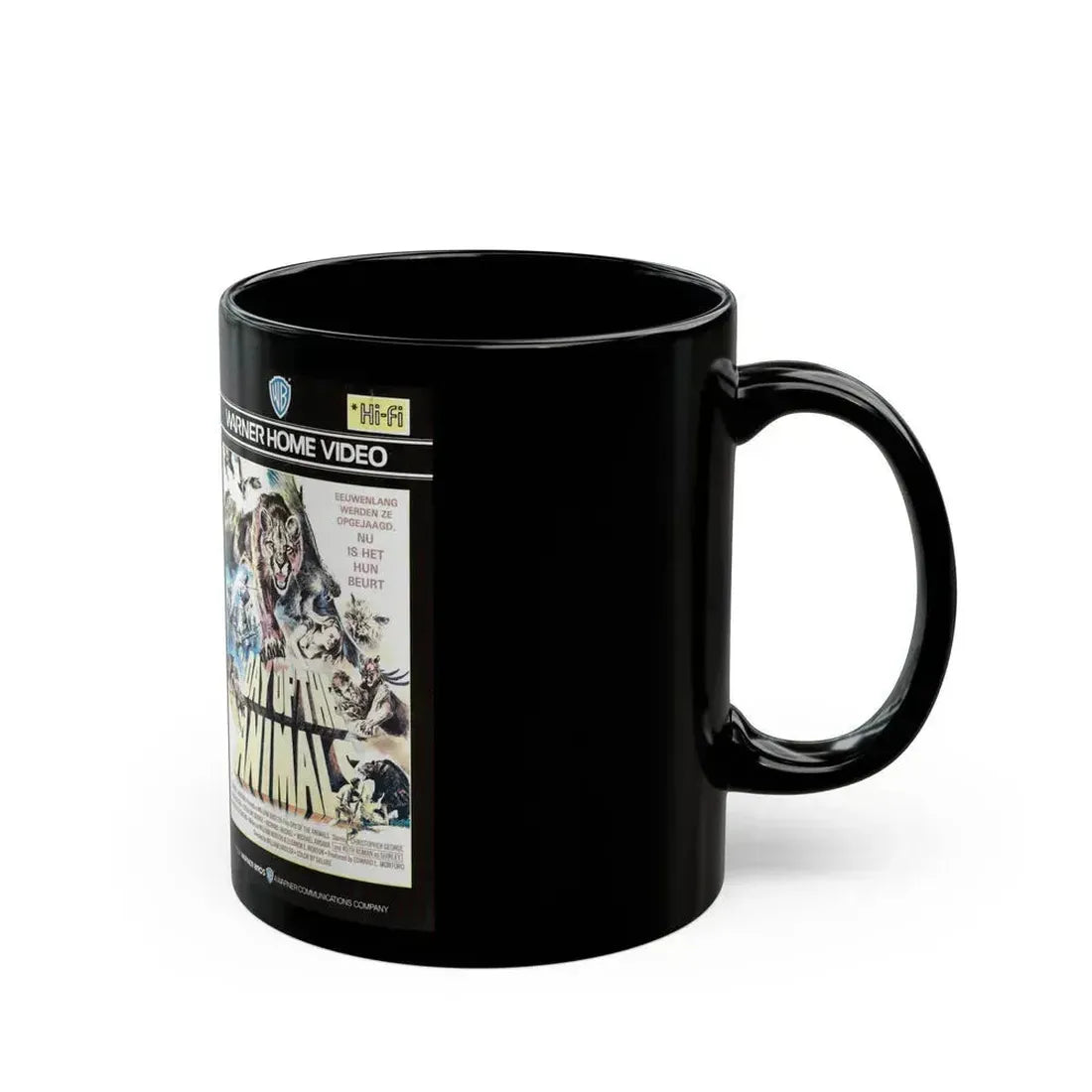 DAY OF THE ANIMAL (VHS COVER) - Black Coffee Mug - Go Mug Yourself
