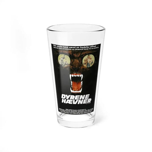 DAY OF THE ANIMALS (DANISH) 1977 Movie Poster - Pint Glass 16oz 16oz - Go Mug Yourself