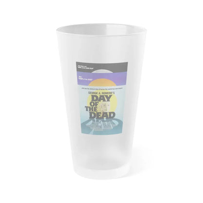 DAY OF THE DEAD 1985 Movie Poster - Frosted Pint Glass 16oz Default Title - Go Mug Yourself