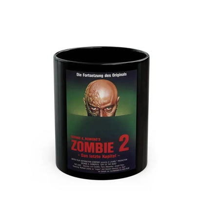 DAY OF THE DEAD (GERMAN) 1985 Movie Poster - Black Coffee Mug 11oz - Go Mug Yourself