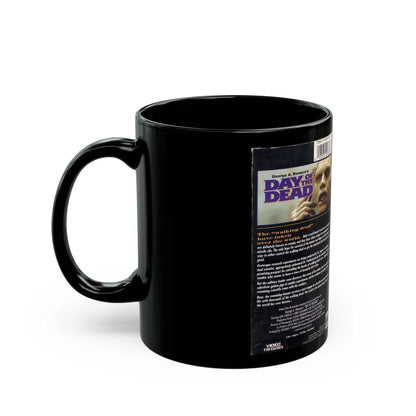 DAY OF THE DEAD (VHS COVER) - Black Coffee Mug-Go Mug Yourself