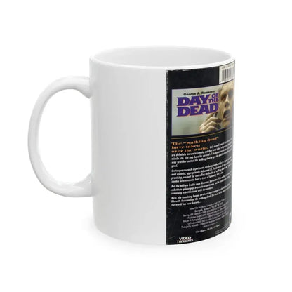 DAY OF THE DEAD (VHS COVER) - White Coffee Mug - Go Mug Yourself
