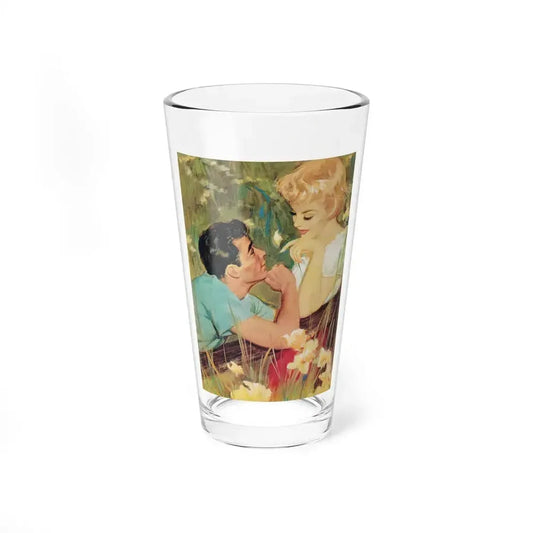 Day On The River by Harriett Pratt, Woman magazine, 1961 - Pint Glass 16oz 16oz - Go Mug Yourself