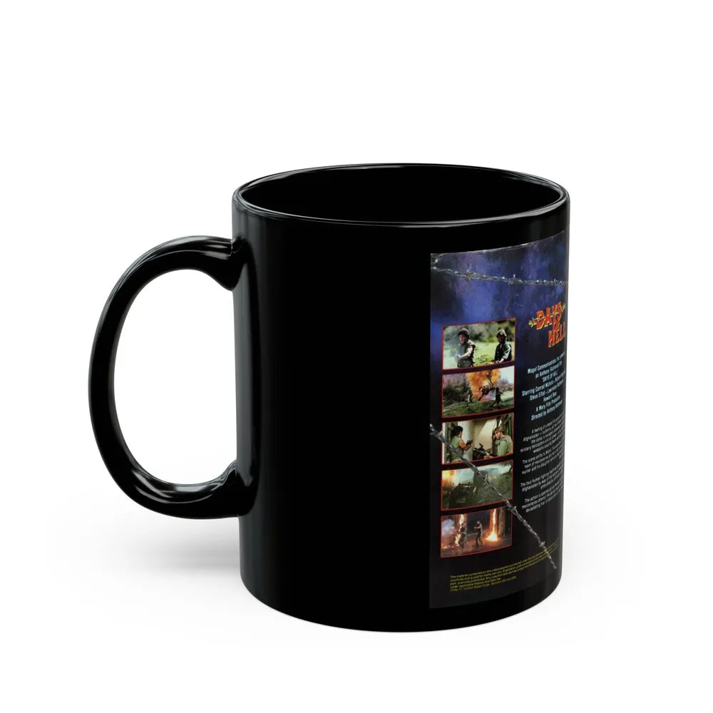 DAYS OF HELL (VHS COVER) - Black Coffee Mug-Go Mug Yourself