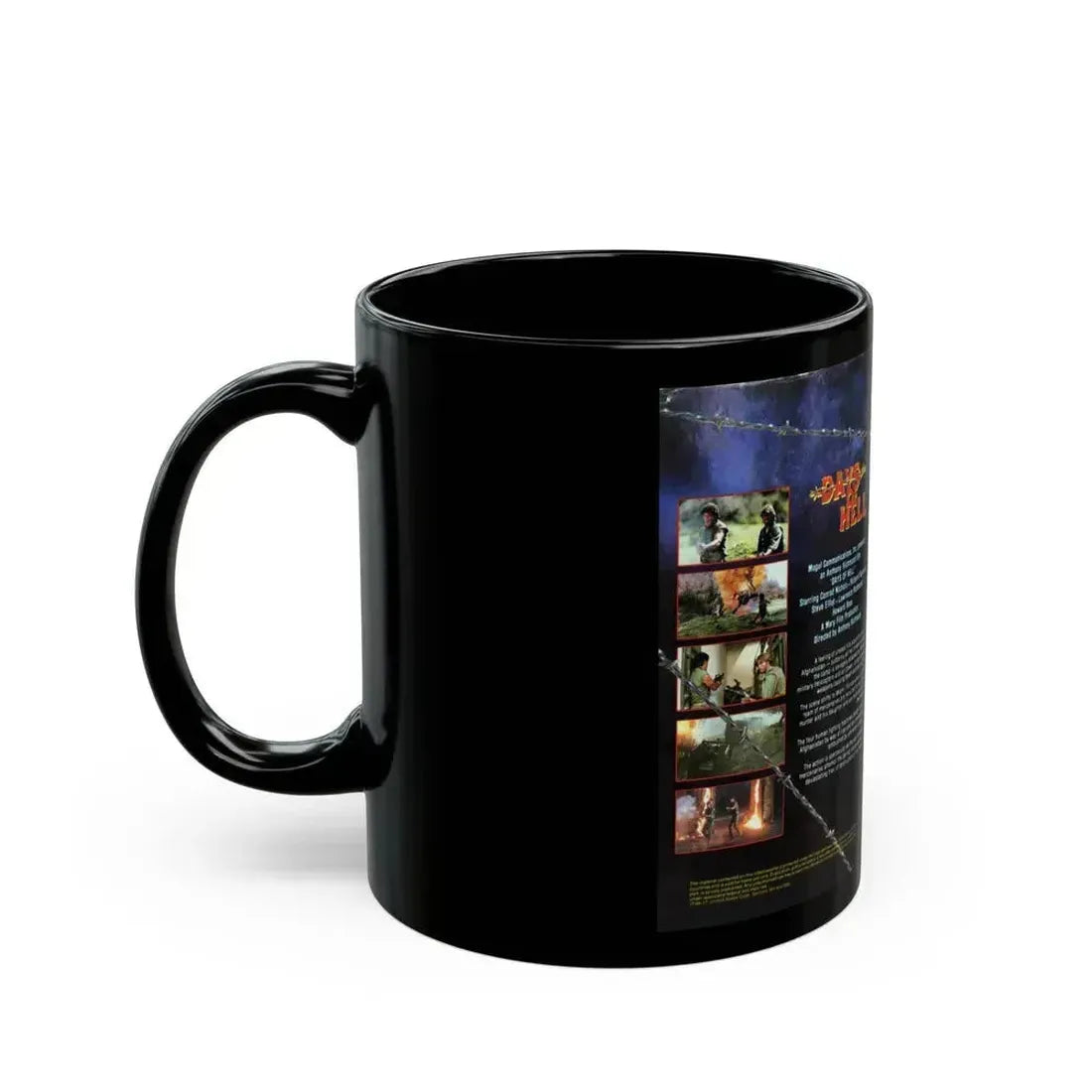 DAYS OF HELL (VHS COVER) - Black Coffee Mug - Go Mug Yourself