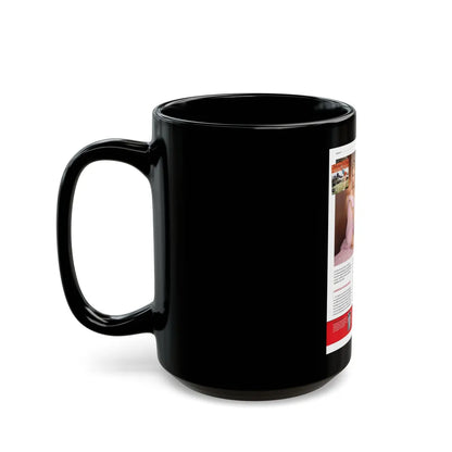 Jeanne Carmen #226 - German Mag. Layout (Vintage Female Icon) Black Coffee Mug-Go Mug Yourself