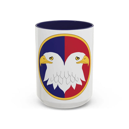 Reserve Command (U.S. Army) Accent Coffee Mug-15oz-Navy-Go Mug Yourself