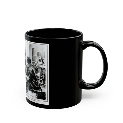 Fed Up With Work, 1931 - Black Coffee Mug-Go Mug Yourself