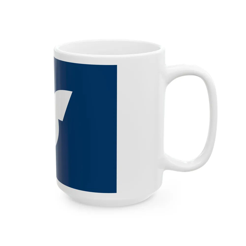 Flag of Musashimurayama Tokyo Japan - White Coffee Mug-Go Mug Yourself