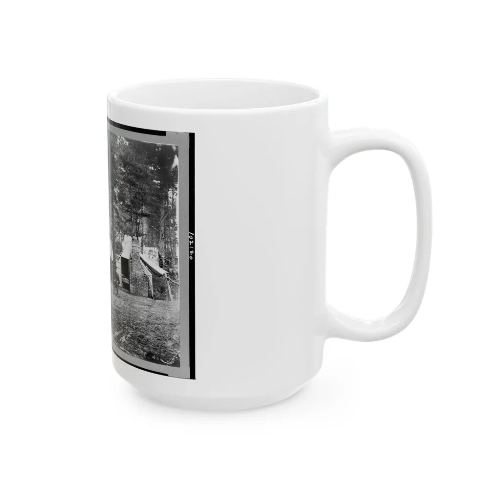 Quarters Of Capt. Harry Clinton, Qt. Mst. Of Provost Marshal Dept., Brandy Station, Virginia (U.S. Civil War) White Coffee Mug-Go Mug Yourself