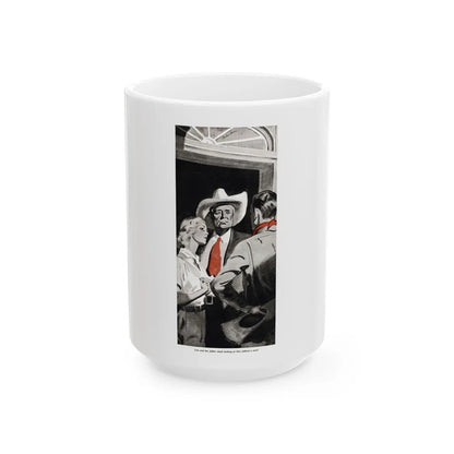 Dust Across The Range (2), The American Magazine, December 1937 - White Coffee Mug-15oz-Go Mug Yourself