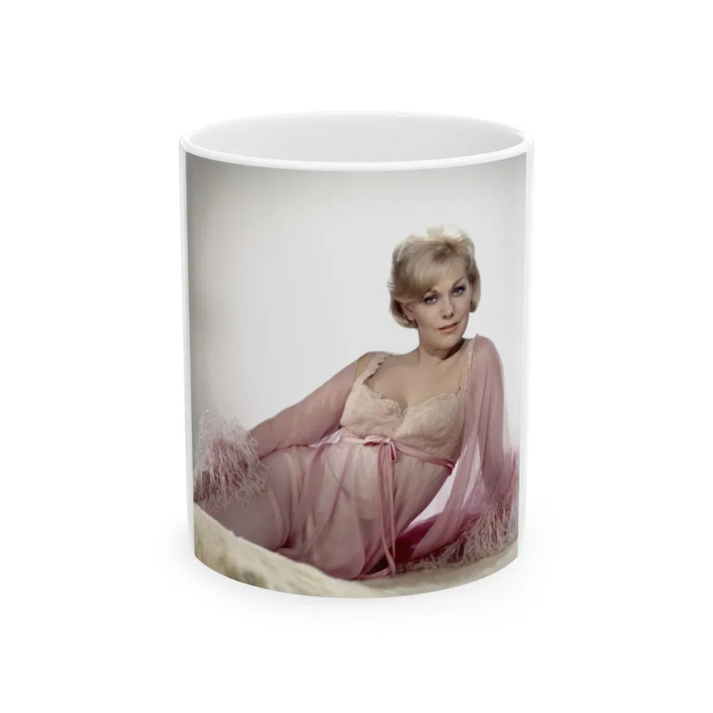 Kim Novak #315 (Vintage Female Icon) White Coffee Mug-11oz-Go Mug Yourself