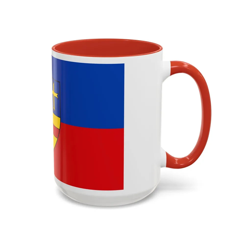 Flag of Cloppenburg Germany - Accent Coffee Mug-Go Mug Yourself