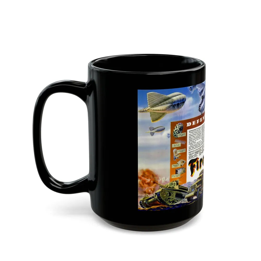 Firestone, 1941 - Black Coffee Mug-Go Mug Yourself