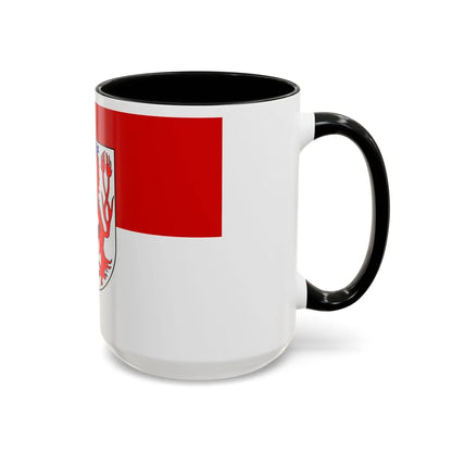 Flag of Duesseldorf Germany - Accent Coffee Mug-Go Mug Yourself