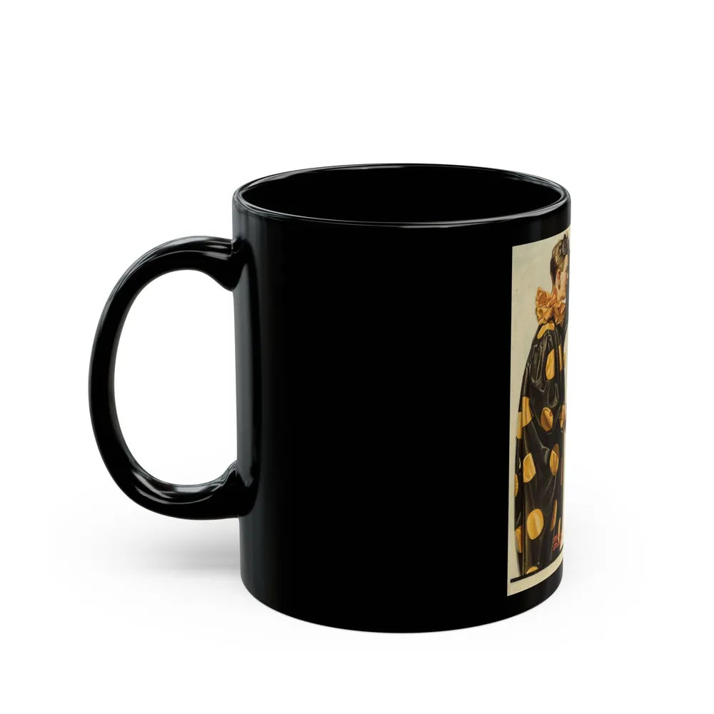 Costume Surprise, The Saturday Evening Post cover, February 12, 1921 - Black Coffee Mug-Go Mug Yourself