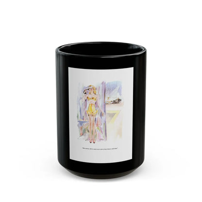 But mama,..., Esquire, January 1934 - Black Coffee Mug-15oz-Go Mug Yourself