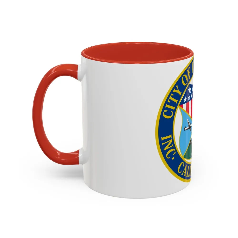 Seal of Inglewood California - Accent Coffee Mug-Go Mug Yourself