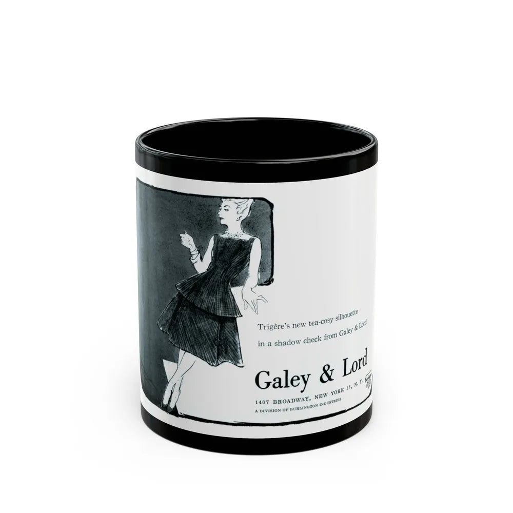 Galey & Lord, 1959 - Black Coffee Mug-11oz-Go Mug Yourself