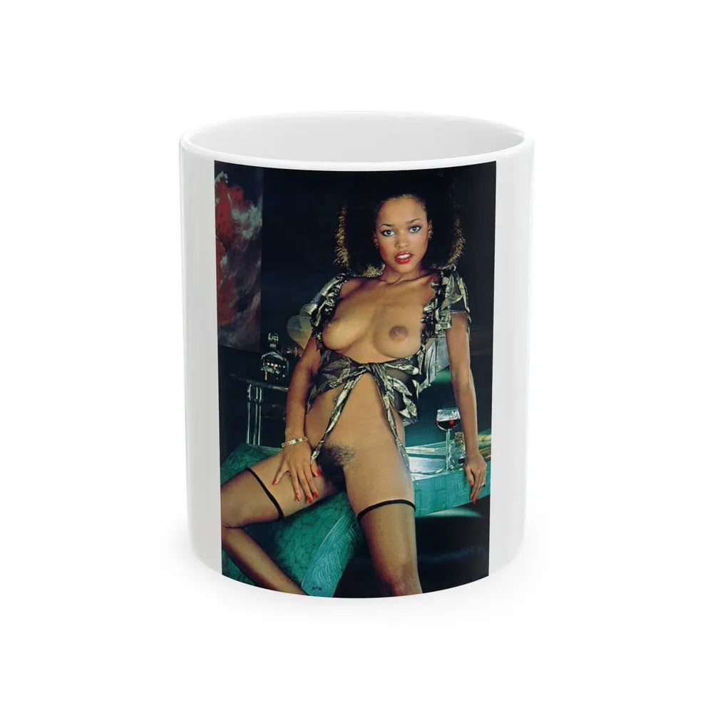 Ola Ray #41 (Vintage Female Icon) White Coffee Mug-11oz-Go Mug Yourself