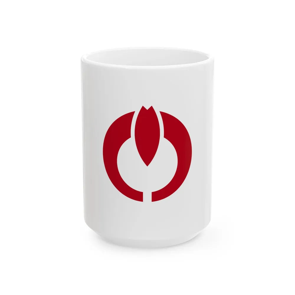 Flag of Koganei Tokyo Japan - White Coffee Mug-15oz-Go Mug Yourself