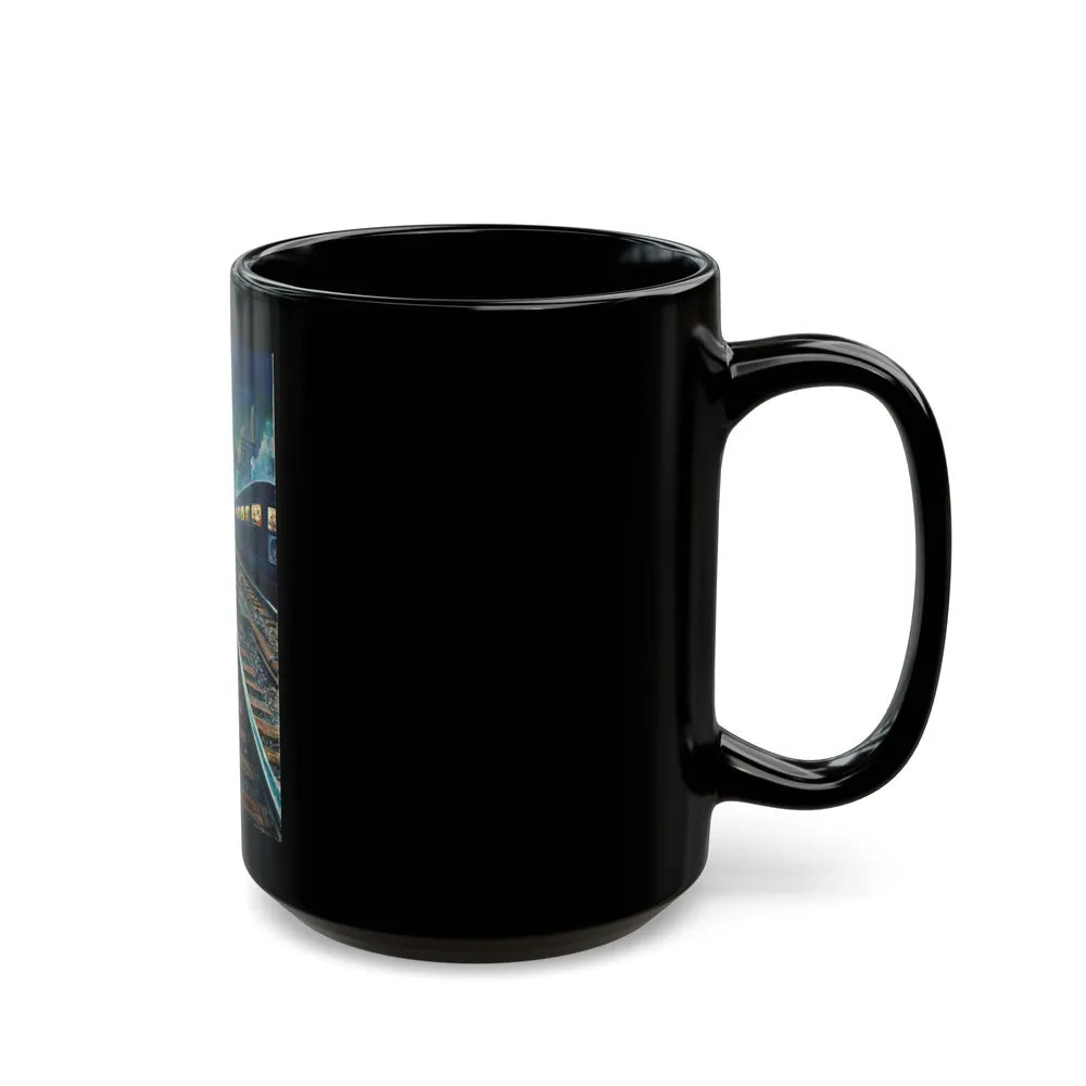 Entering the Station - Black Coffee Mug-Go Mug Yourself