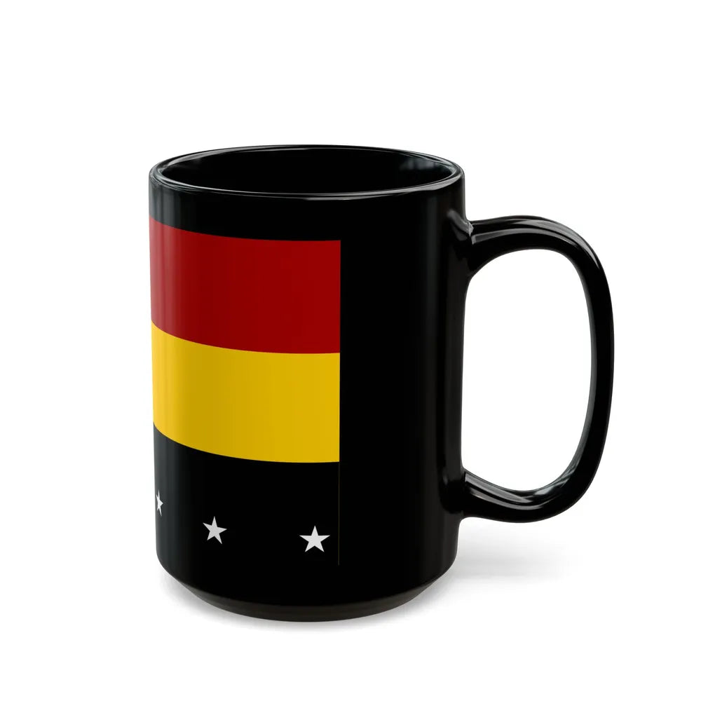 Flag of Madang Papa New Guinea - Black Coffee Mug-Go Mug Yourself