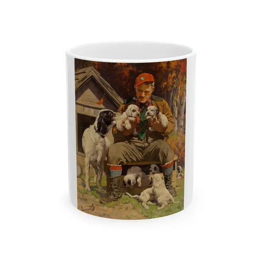 DB&M's Royal Bohemian Beer advertisement, circa 1940 - White Coffee Mug 11oz - Go Mug Yourself