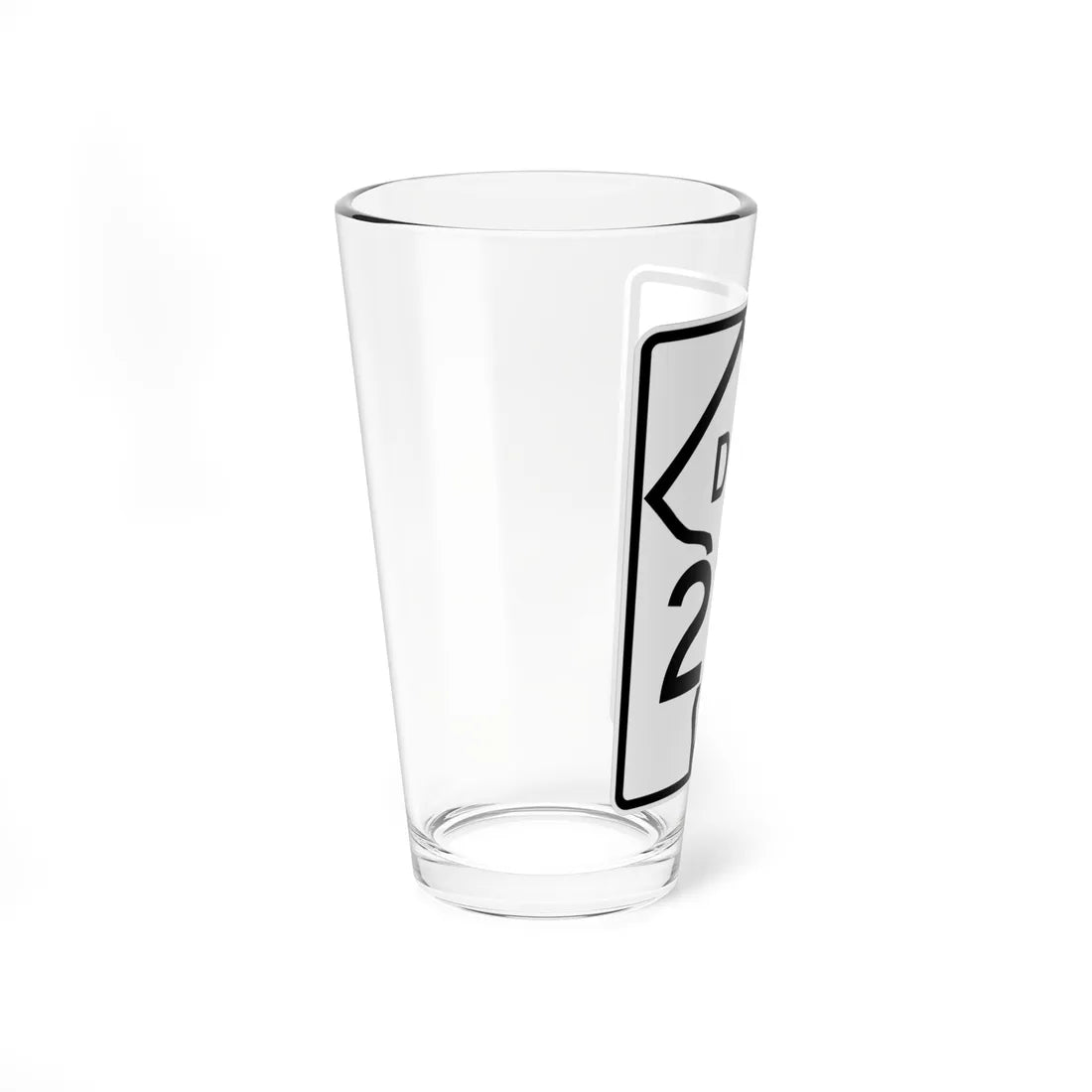 DC-210 (Washington D.C.) (Road Sign) Pint Glass 16oz - Go Mug Yourself