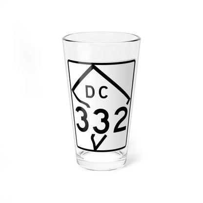 DC-332 (Washington D.C.) (Road Sign) Pint Glass 16oz 16oz - Go Mug Yourself